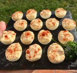 deviled eggs