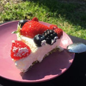 tarta mousse de yogur sin gluten low carb