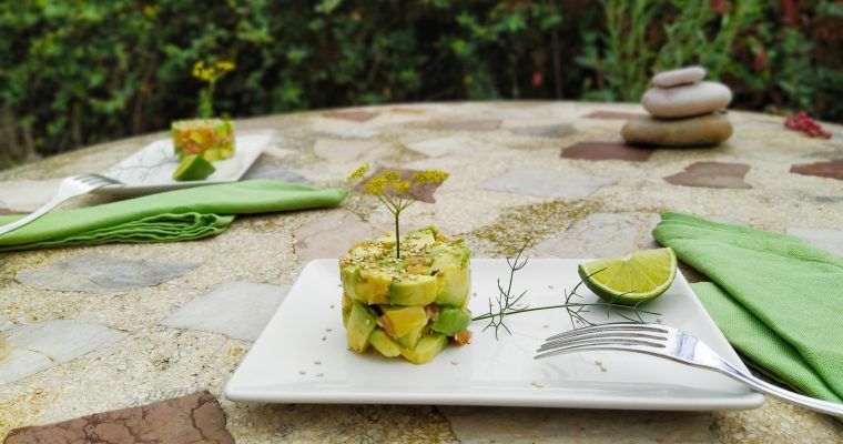 tartar de salmon y aguacate paleo keto