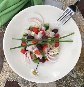 esqueixada ensalada de bacalao