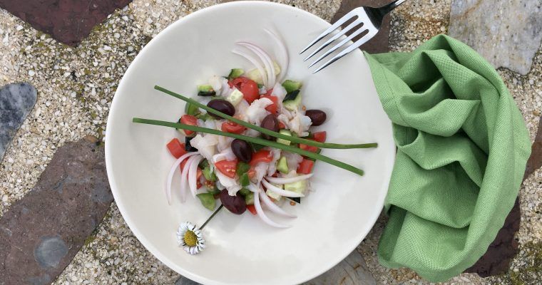 esqueixada ensalada de bacalao