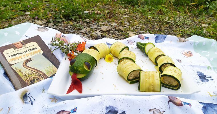 rollitos de foie Felix Rodriguez de la Fuente serpiente de calabacín