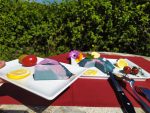 flan de col lombarda low carb