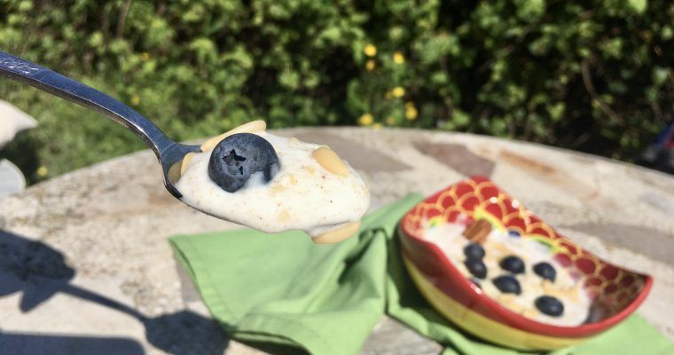 yogur de oveja con canela