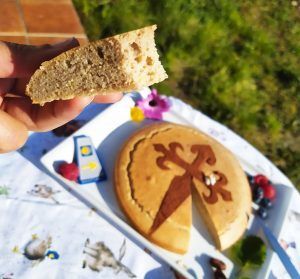 tarta de santiago low carb keto