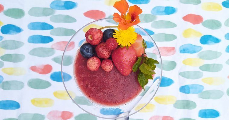 gelatina de fresas paleo keto