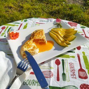 tortilla rellena de huevo desayuno paleo keto