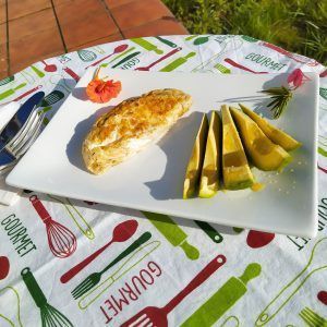 tortilla rellena de huevo desayuno paleo keto