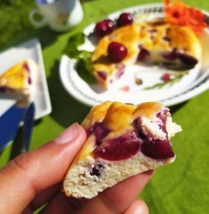clafoutis sin gluten sin azucar keto low carb