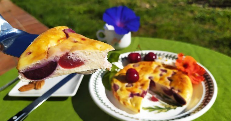 clafoutis sin gluten sin azucar keto low carb