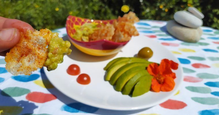 nachos keto low carb de parmesano