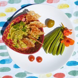 nachos keto low carb de parmesano