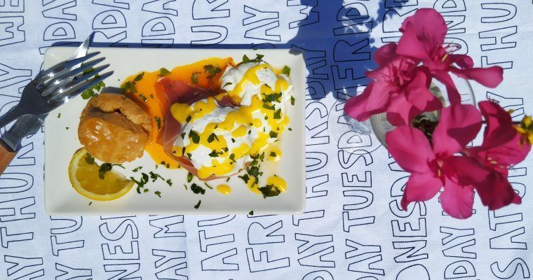 huevos benedict sin gluten paleo low carb keto desayuno