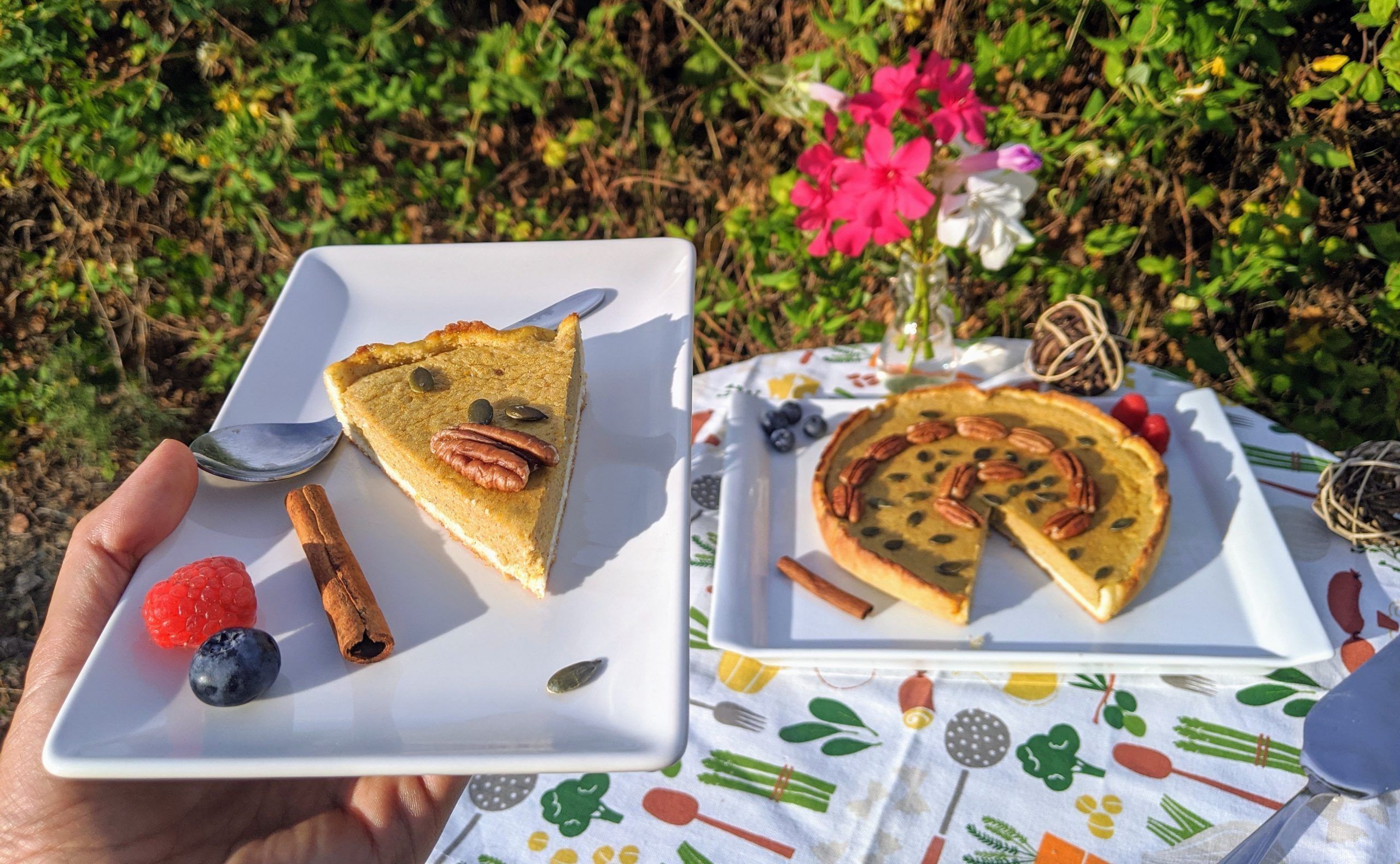 tarta de calabaza sin gluten sin azucar paleo keto low carb sin lacteos