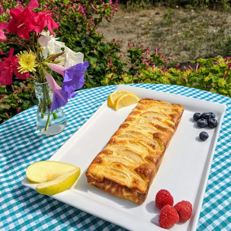 tarta de manzana keto sin gluten sin azucar low carb