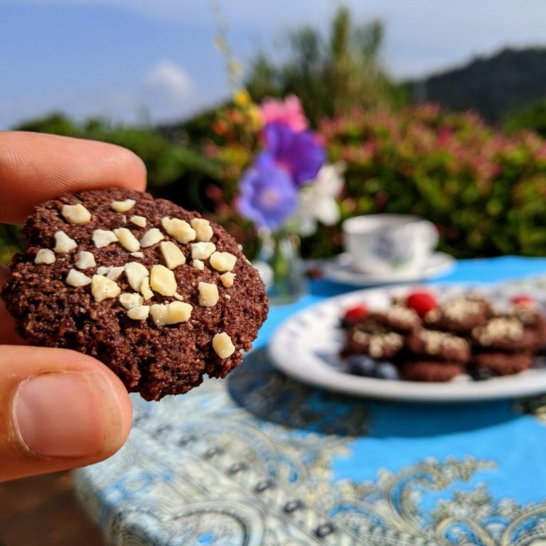 galletas de cacao paleo sin gluten sin azucar keto low carb