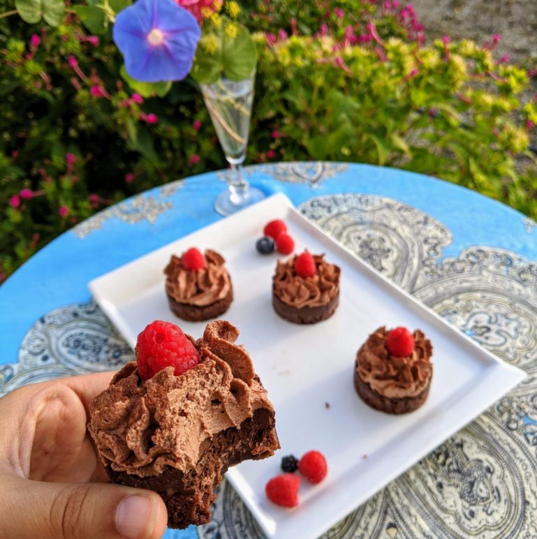 pastelitos de trufa sin gluten keto low carb sin azucar