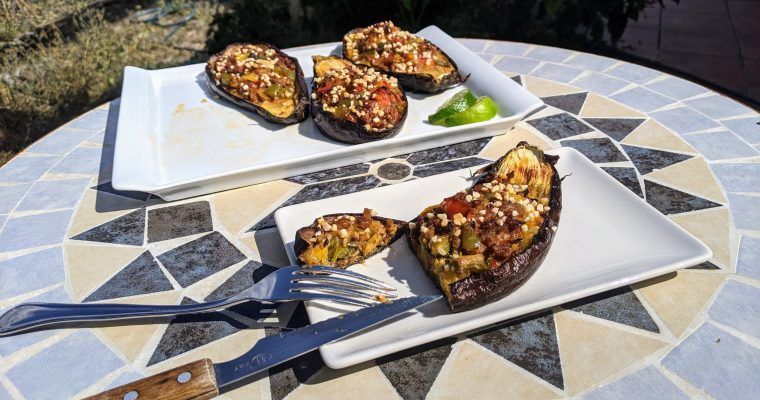 berenjenas rellenas paleo keto