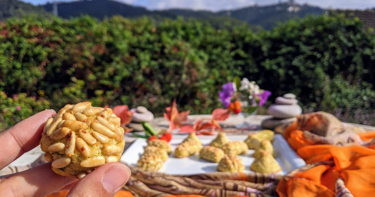panellets de calabacin paleo keto low carb sin azucar sin gluten