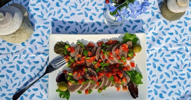 lengua a la vinagreta keto paleo low carb
