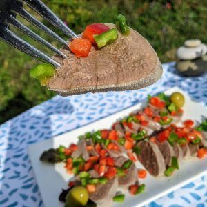 lengua a la vinagreta keto paleo low carb