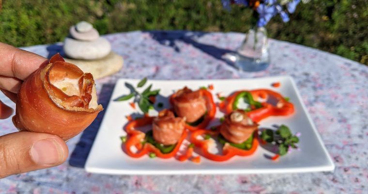 rollitos de lenguado y jamón paleo keto low carb