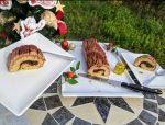 tronco de navidad sin gluten sin azucar keto low carb chocolate avellana