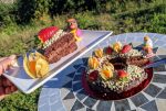 roscon de reyes low carb sin gluten sin azúcar de chocolate
