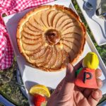 tarta pera sin azúcar low carb keto crema pastelera