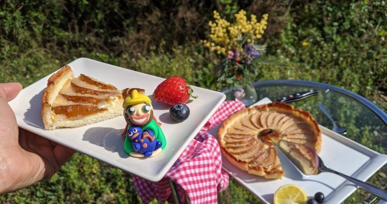 tarta pera sin azúcar low carb keto crema pastelera