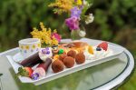 cafe gourmand keto chantilly flan sin azucar canutillos de chocolate 100 con nata trufas