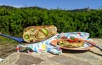 frittata tortilla de esparragos y alcachofas
