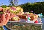 bizcocho unicornio low carb frambuesa moringa limon keto sin azucar sin gluten sin harina