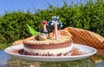 semifrio nata chocolate sin azucar keto avestruz arcilla polimerica mona de pascua